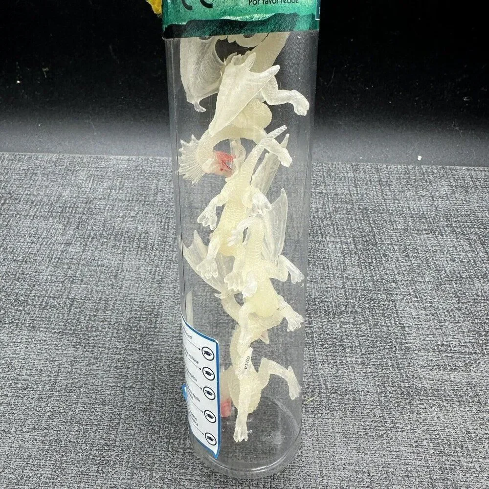 Glow In The Dark Dragons Toob Mini Figures Safari Ltd Ages 3+ 679304 6 Pcs